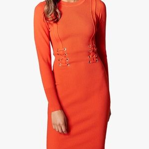 COPY - Karen Millen Orange Dress